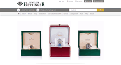 Desktop Screenshot of juwelier-hettinger.com